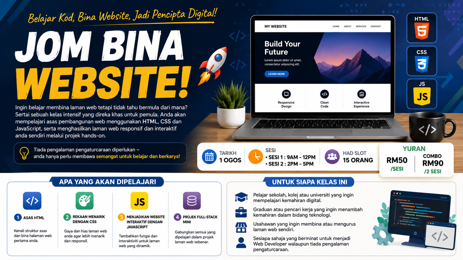 Jom Bina Website (Petang)