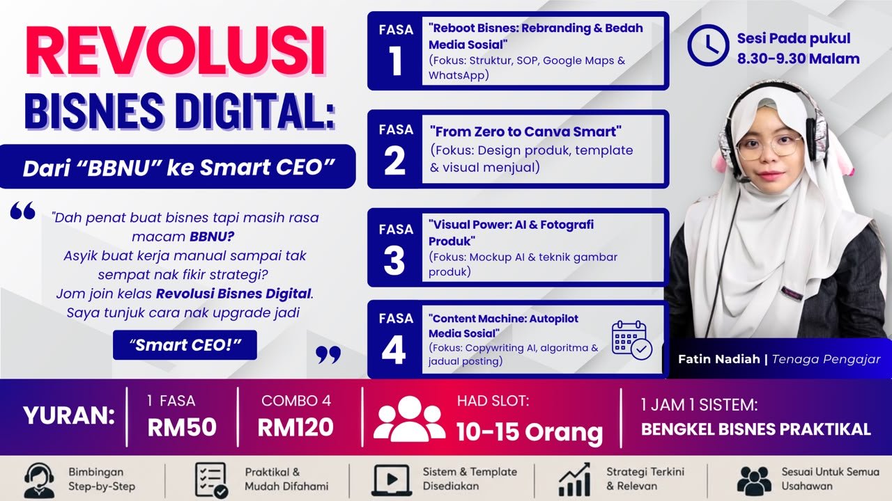 Reboot Bisnes: Rebranding & Bedah Media Sosial