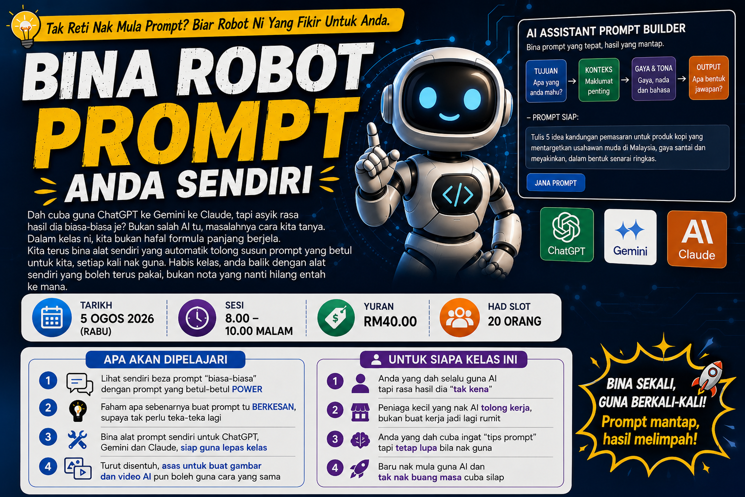 Bina Robot Prompt Anda Sendiri