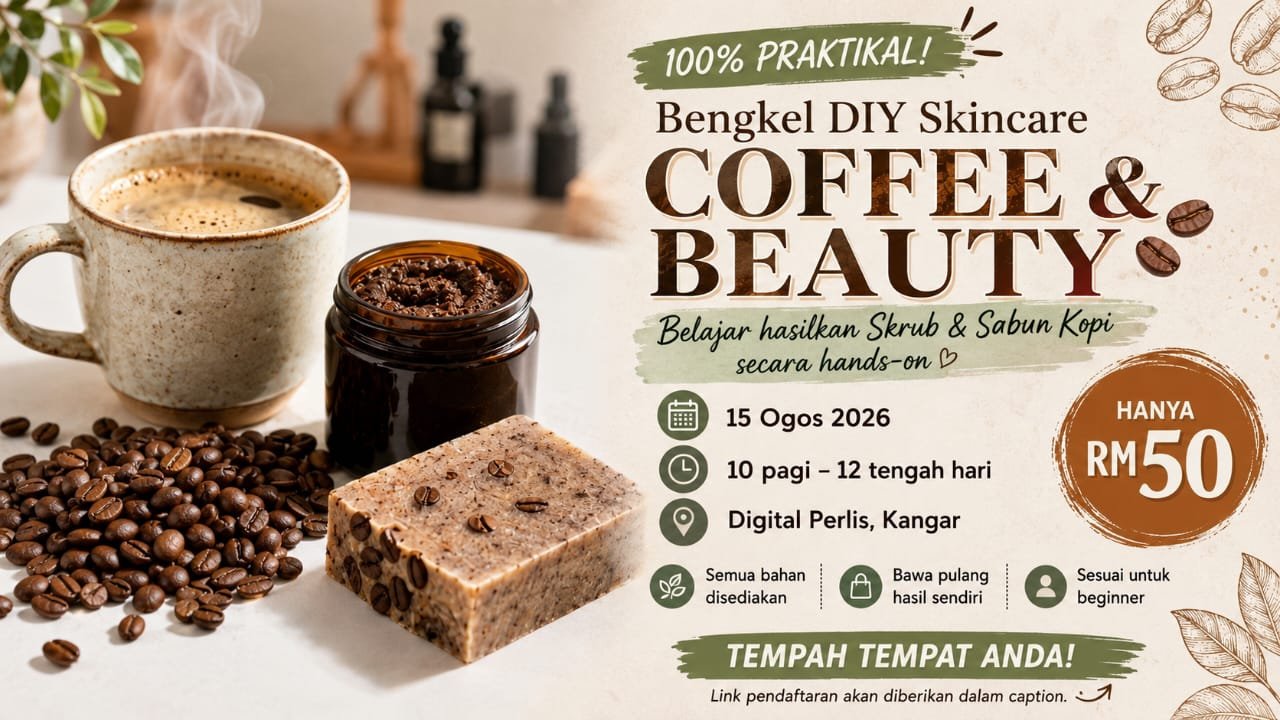 Bengkel DIY Skincare: Coffee & Beauty